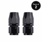 10AN Black Straight Swivel Hose End Fitting for CPE Oil & Fuel Lines (2020–2025)