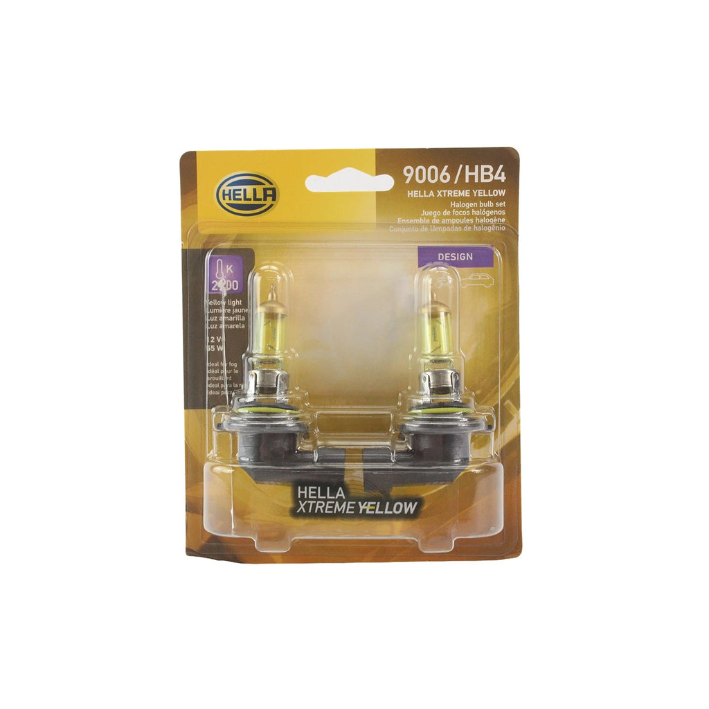 Hella 9006 YL Multi-Purpose Light Bulb for Various Vehicles