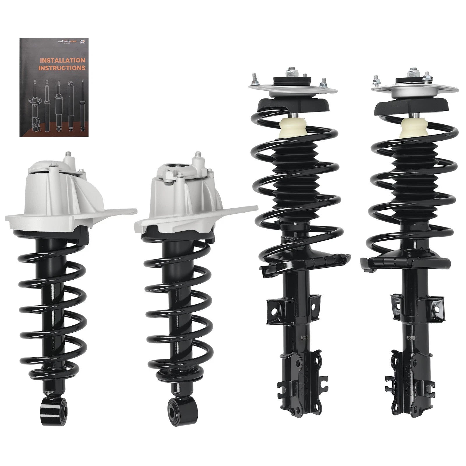 Set of 4 Complete Struts Shocks for Volvo XC70 (2003–2007)