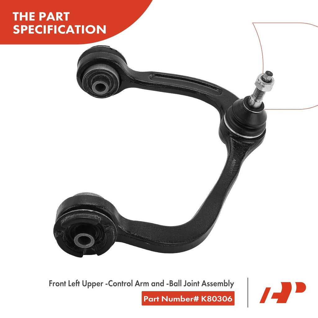 Set of 8 Front Upper Control Arm Ball Joints for Ford F-150 (2005–2008)