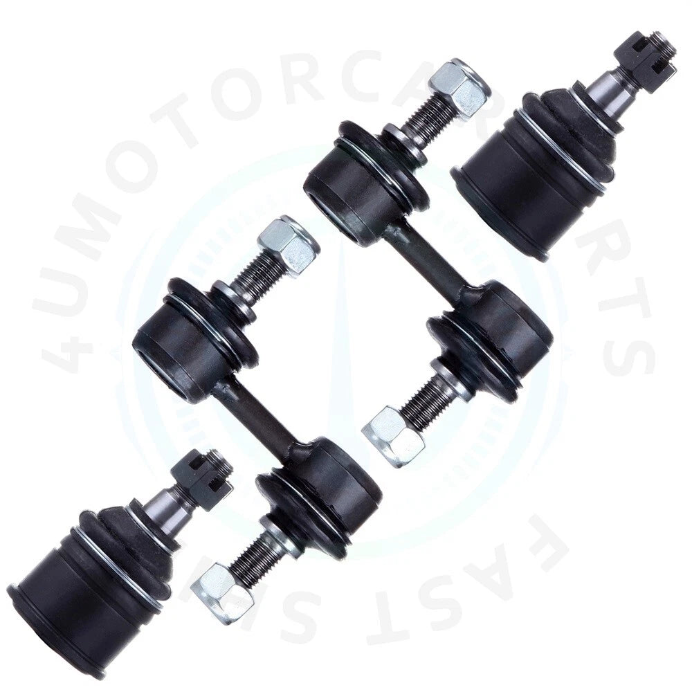 Set of 4 Lower Ball Joints & Sway Bar Links for Honda CR-V (1997–2001)