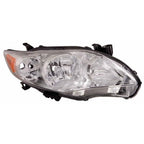 Chrome Passenger Side Head Light Lens/Housing for 2011-2013 Toyota Corolla