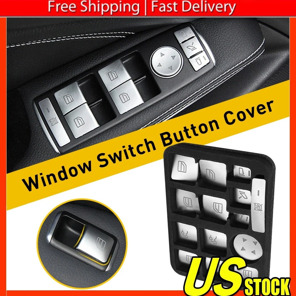 Window Lift Button Switch Cover Trim for Mercedes-Benz GLA CLA GL ML