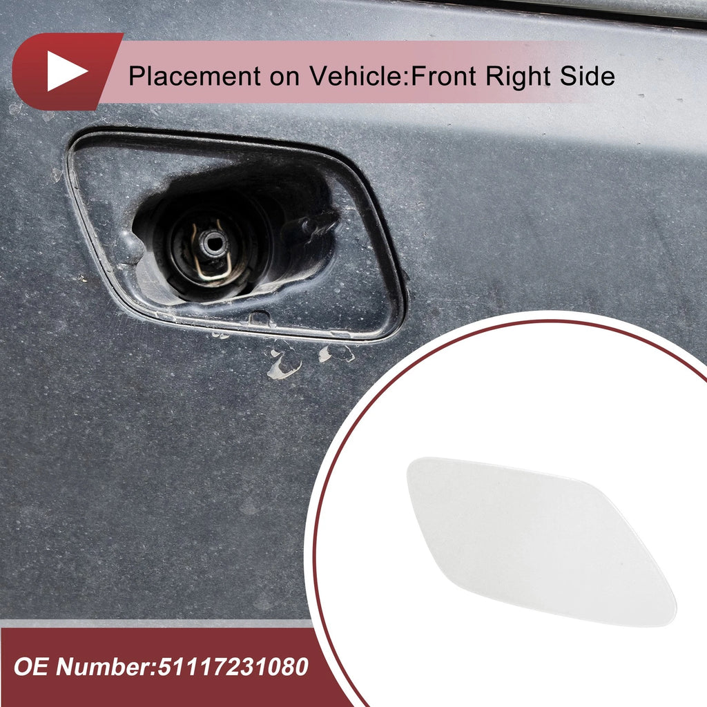 Bumper Headlight Washer Nozzle Cover Cap 51117231080 for BMW Z4 (2009–2016)