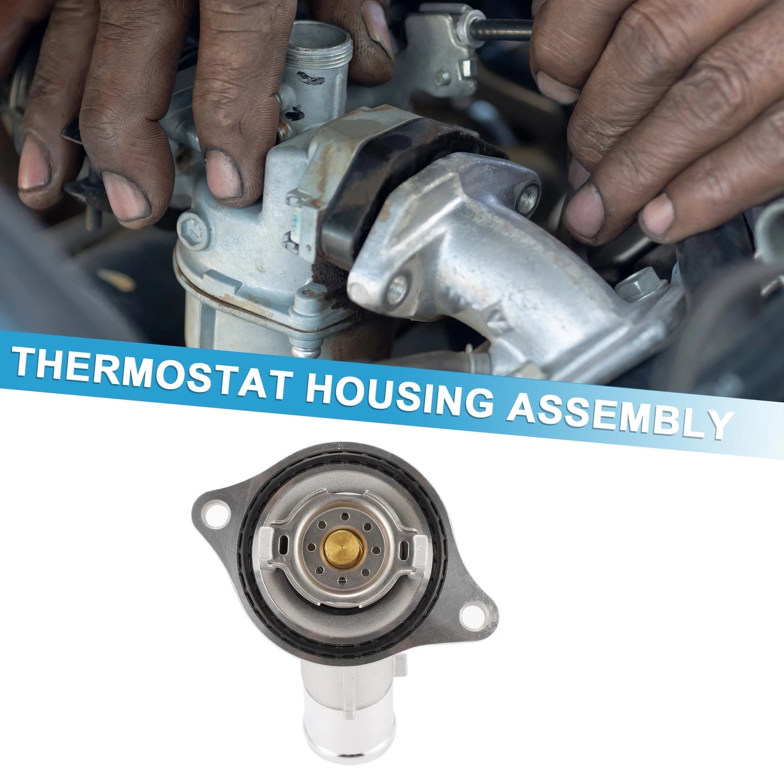 Engine Coolant Thermostat Housing Assembly for Chevrolet Malibu (2013–2022)