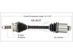 TrakMotive Front Right CV Axle Shaft for Kia Sorento (2016–2018)