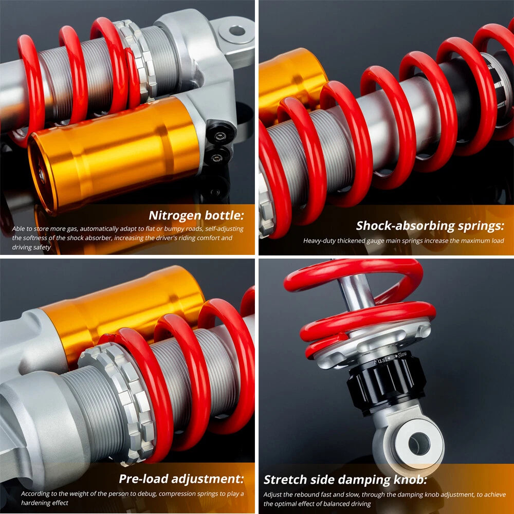 Stage 3 Front & Rear Shock Absorbers for Honda FourTrax 250 TRX250X (1985–2006)