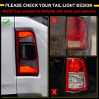 Tail Light Cover Trim for Dodge Ram 1500 2500 3500 (2019–2024)