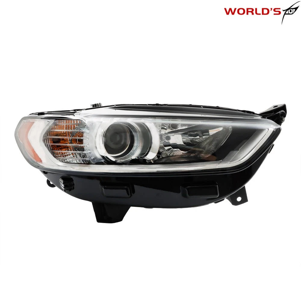 Right Side Headlight Assembly for Ford Fusion (2013–2016) Halogen Amber