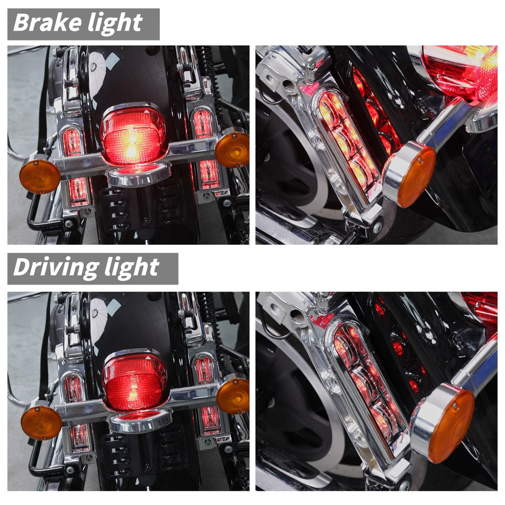 LED Inserts Saddlebag Support Light for Harley Street Road Glide King (2014–2023)