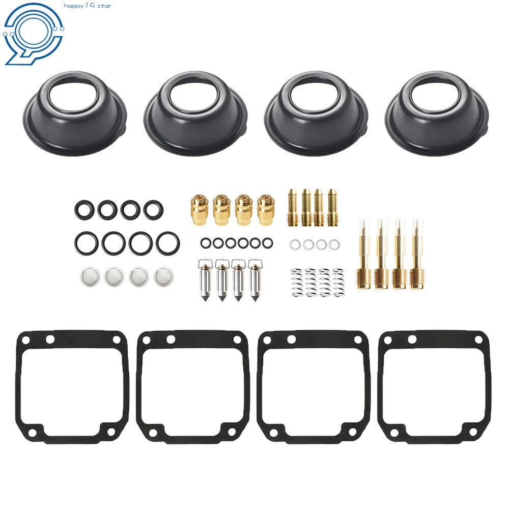 Set of 4 Carburetor Repair Kits for Yamaha XJ550 Maxim (1981–1983)
