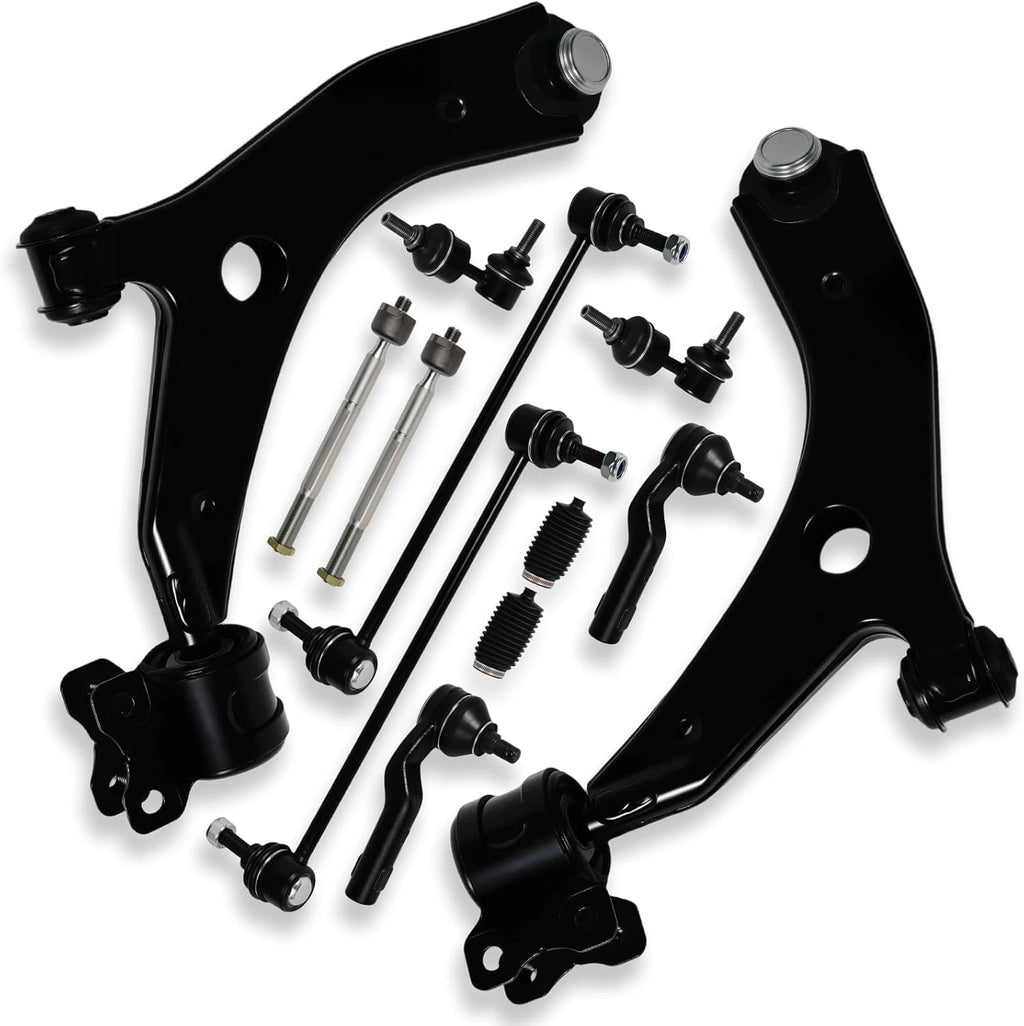 12Pcs Control Arm Set Suspension Kit for Mazda 3 (2004–2009)