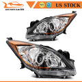 Headlight Assembly Pair for Mazda 3 (2010–2013) Clear Lens Replacement