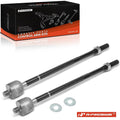 2X Front Inner Tie Rod End for Mitsubishi Eclipse (2006–2012) Galant (2004–2012)