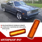 LED Front Fender Side Marker Lights for El Camino & Caballero (1982–1987)
