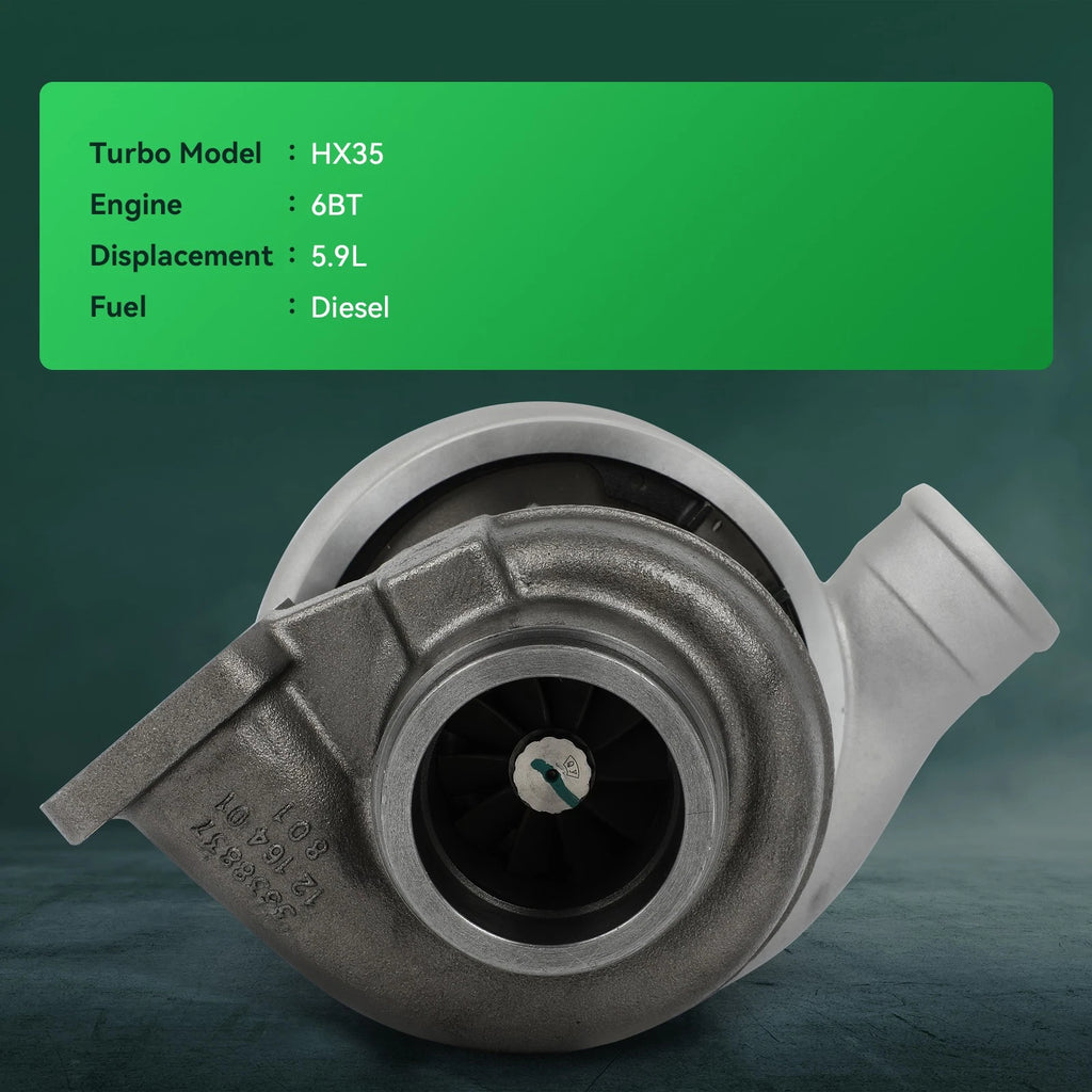 HX35 Turbo for Cummins 5.9L Diesel 6BT (1995–2008) 3537132