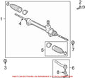 Right Outer Steering Tie Rod End for Lexus (4546009190)