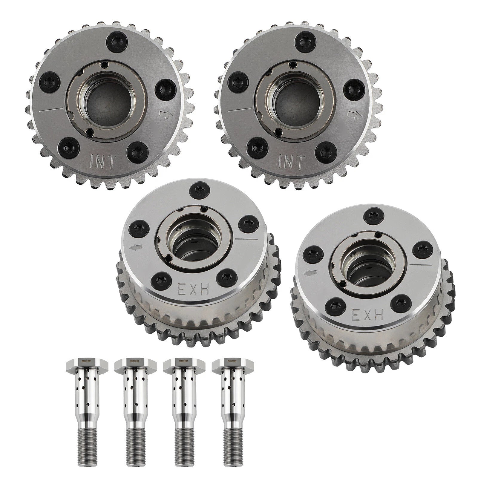 4X Cam Phasers & 4X Oil Control Valves for Chrysler Jeep Dodge Ram 3.6L (2011–2021)