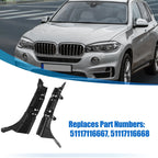 Set of 2 Front Bumper Mounting Support Brackets for BMW  51117116667 51117116668