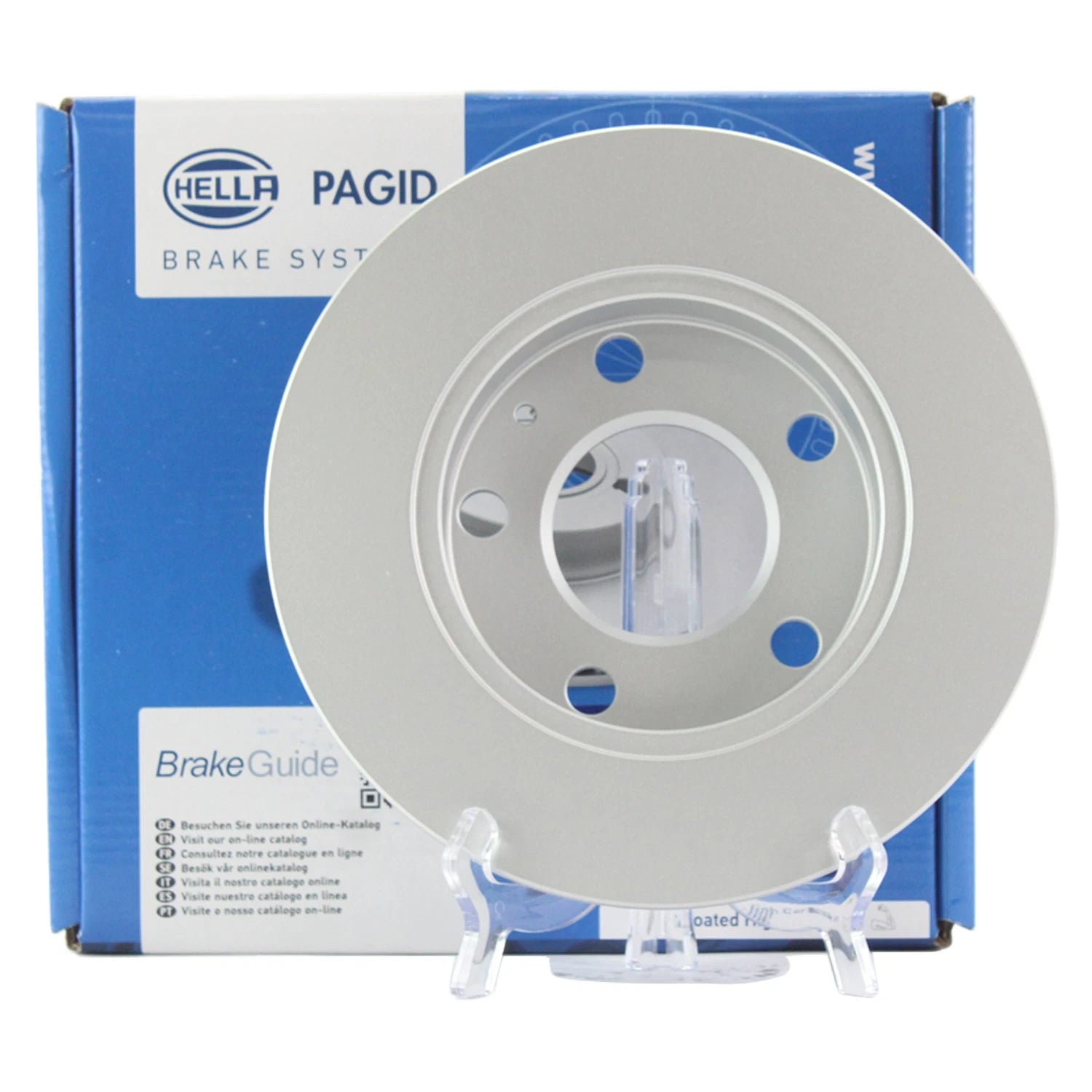 Hella 245mm Front Solid Disc Brake Rotor for Audi A4 Quattro (1996–2001)