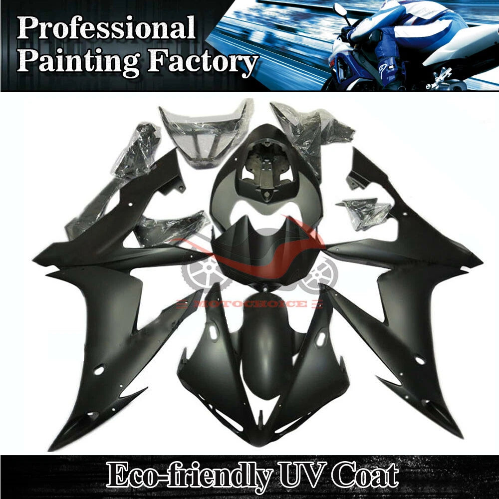 Matte Black Fairing for Yamaha YZF R1 (2004–2006)