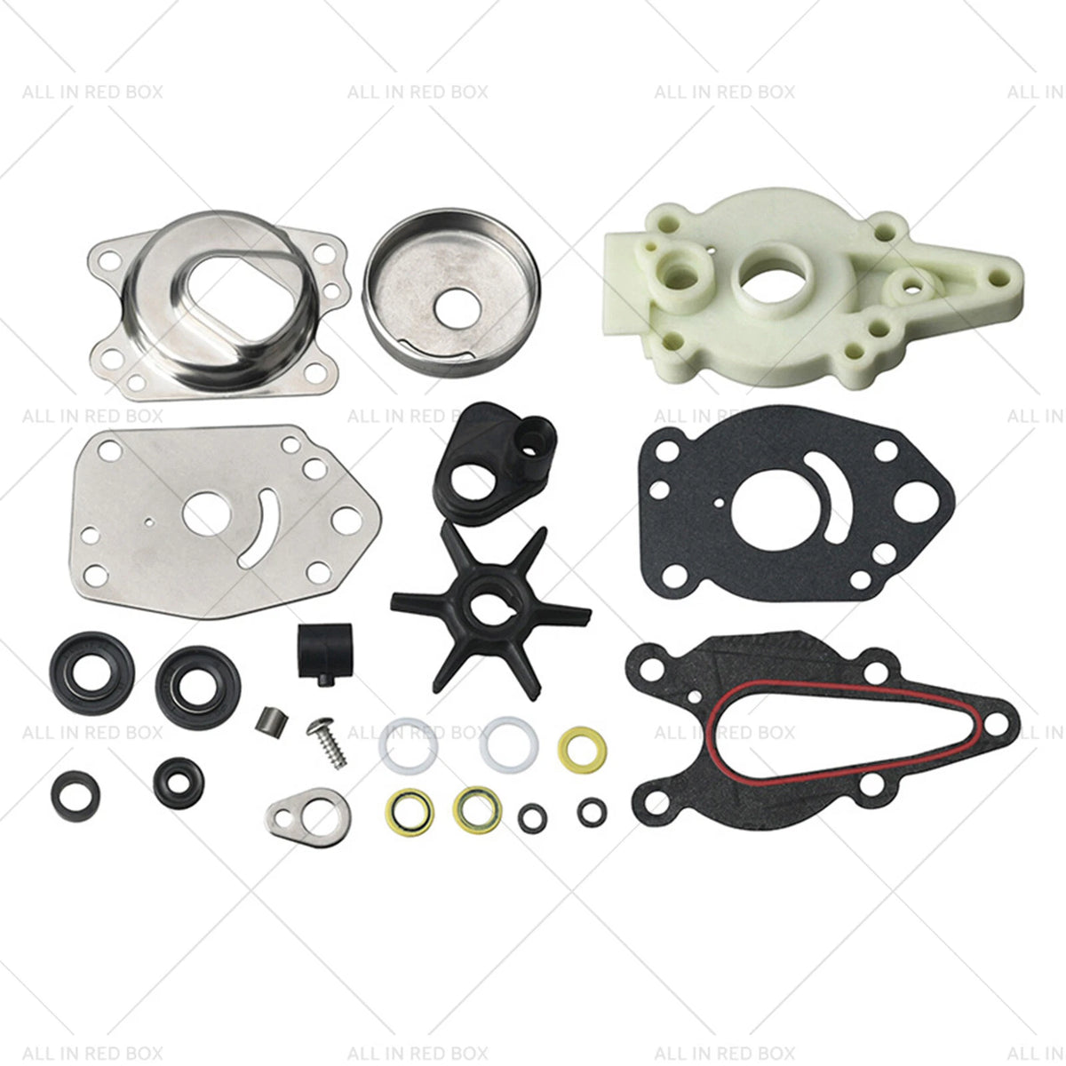 Water Pump Impeller Kit for Mercury 8 9.9 10 15 HP Outboards (46-42089A5)