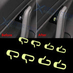 Luminous Open Button Sticker Decal Kit for Tesla Model 3 Y (2020–2025)