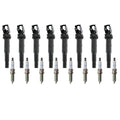 Set of 8 Ignition Coils & NGK Iridium Spark Plugs for BMW F01 F02 F07 F10 F13 F85