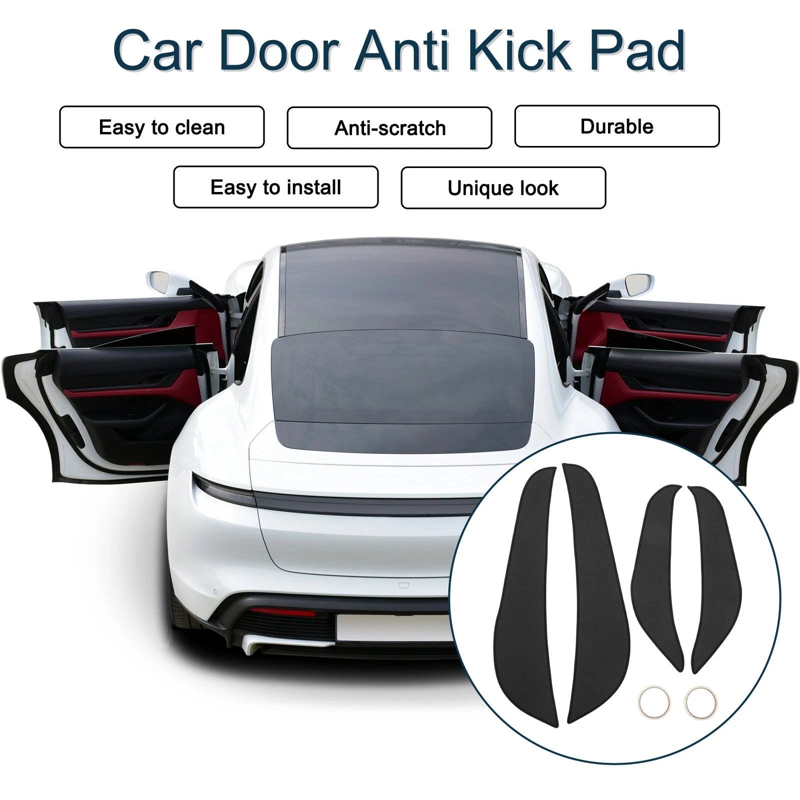 Set of 1 Car Door Anti Kick Pad Sticker Protector for Buick Encore (2014–2015)