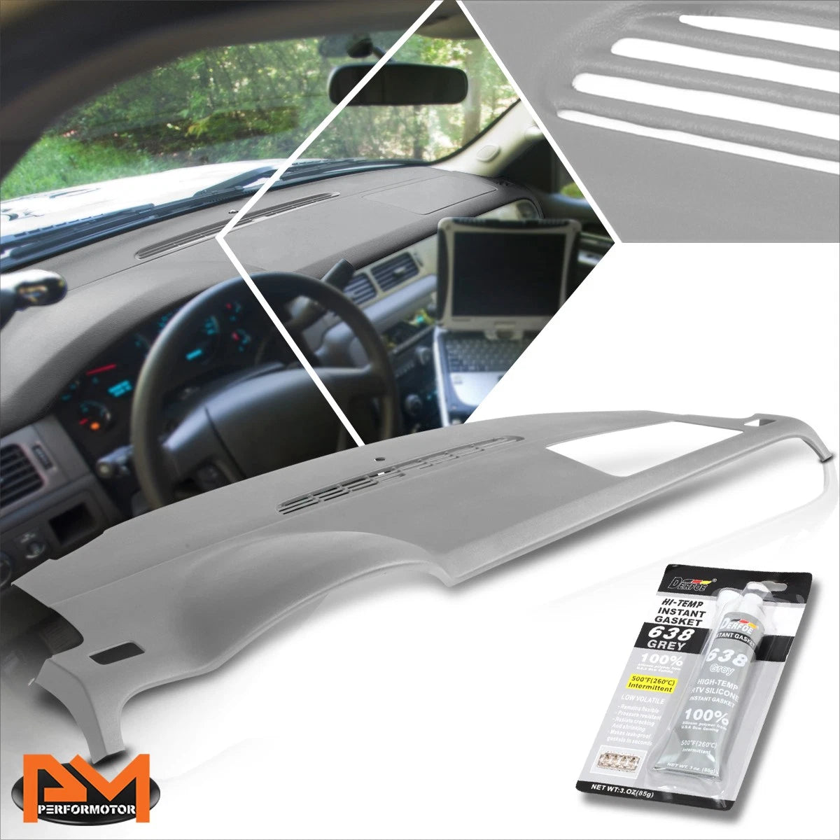 Dashboard Cover Bezel Overlayer for Sierra Silverado Tahoe Yukon XL (2007–2014)