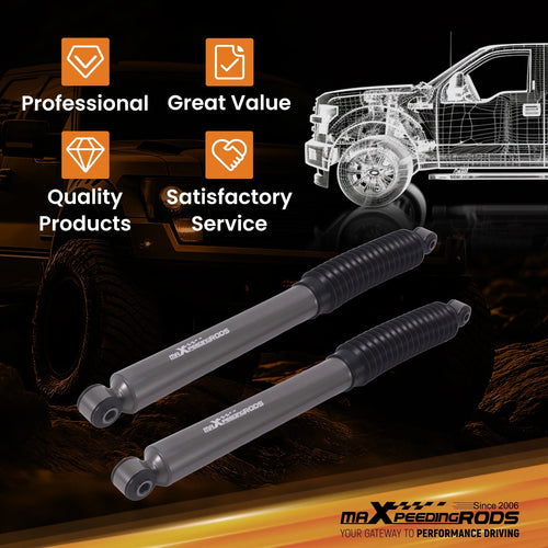 0-4" Rear Shock Absorbers Lift Kit for Chevy Silverado GMC Sierra 1500 (2007–2022)