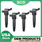 4X Ignition Coils for Hyundai Genesis Santa Fe Tucson Kia (2008–2017) UF611