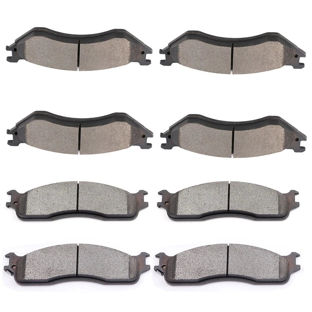 Set of 8 Ceramic Brake Pads for Dodge Ram 2500 3500 4WD (2003–2008)
