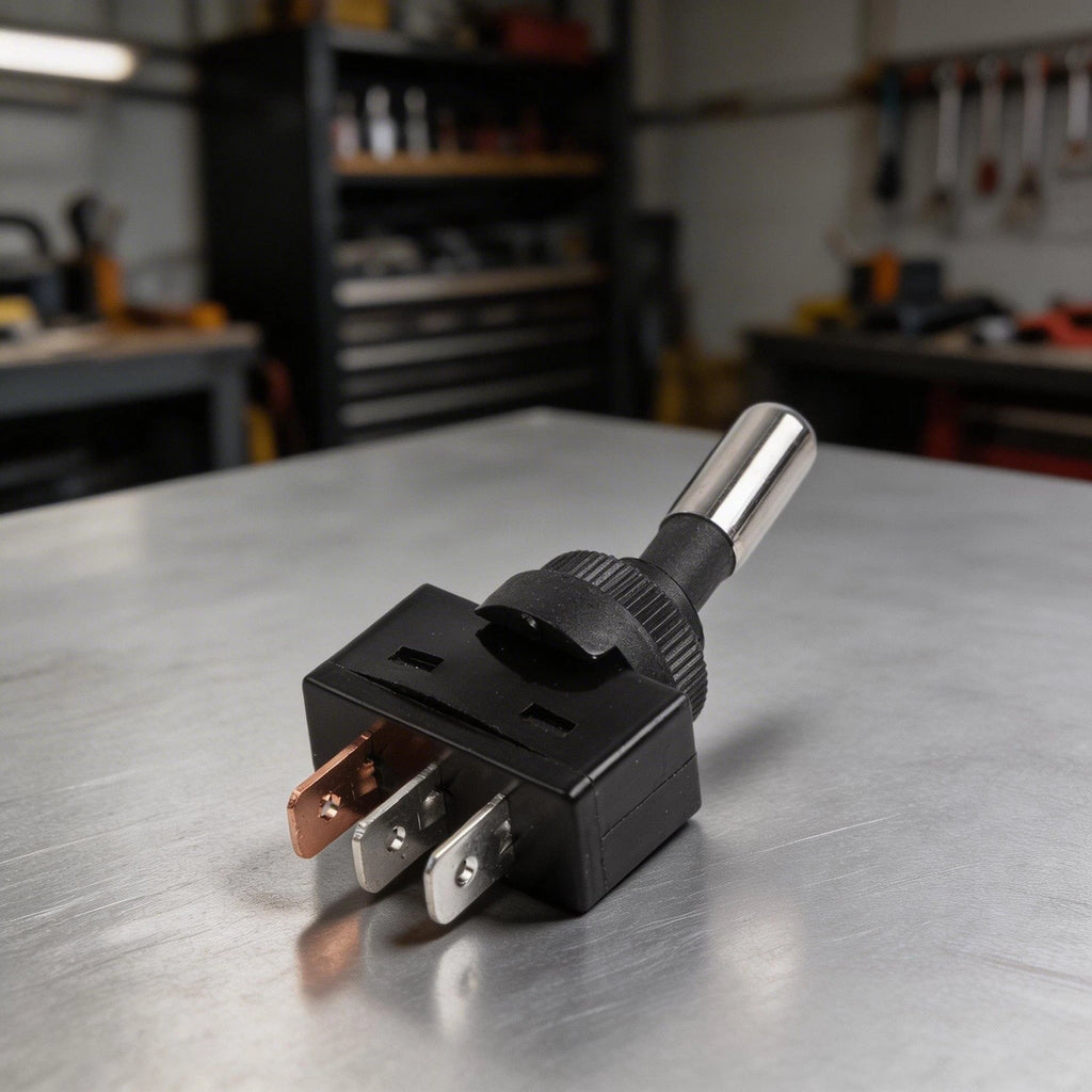 Set of 2 Toggle Switches 12V 20A SPST 3Pin with LED Indicator
