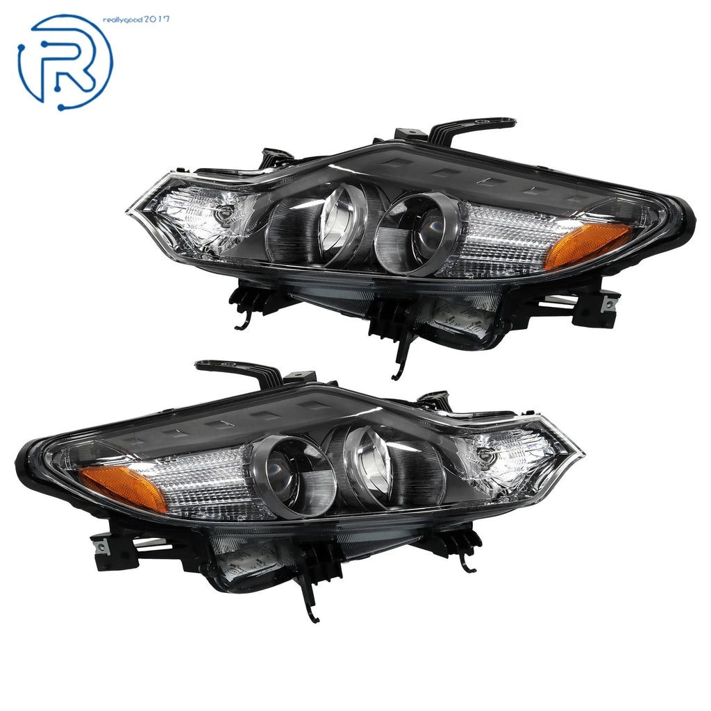 Set of 2 Halogen Headlights Assembly for Nissan Murano (2009–2014)