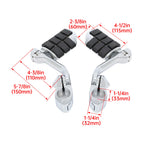 Highway Pegs for Harley Road King, Street Glide (1-1/4" Bars)