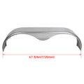 Set of 2 Heavy Duty Round Plate Tandem Axle Trailer Fenders 9" x 66" x 18"