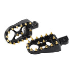 CNC Wide Fat Foot Pegs for Harley Dyna Sportster Fatboy