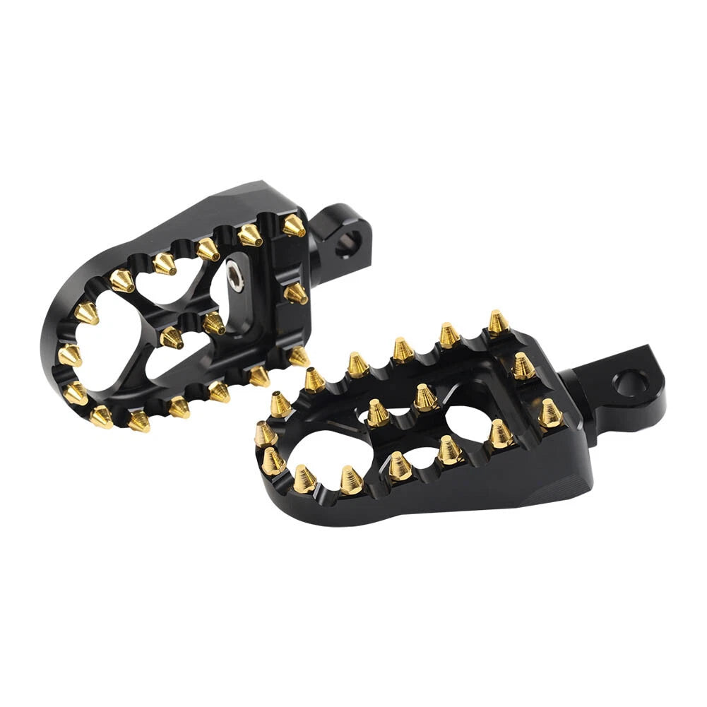 CNC Wide Fat Foot Pegs for Harley Dyna Sportster Fatboy