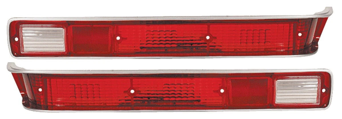 Tail Light Lamp Lens Set Replacement for Pontiac GTO (1972)