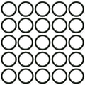 Set of 25 Hydraulic O-Rings for John Deere CT315 319D 323D 329D 329E 333D 333E