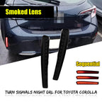 2X Smoked LED Bumper Tail Brake Lights for Toyota Corolla (2020–2021)