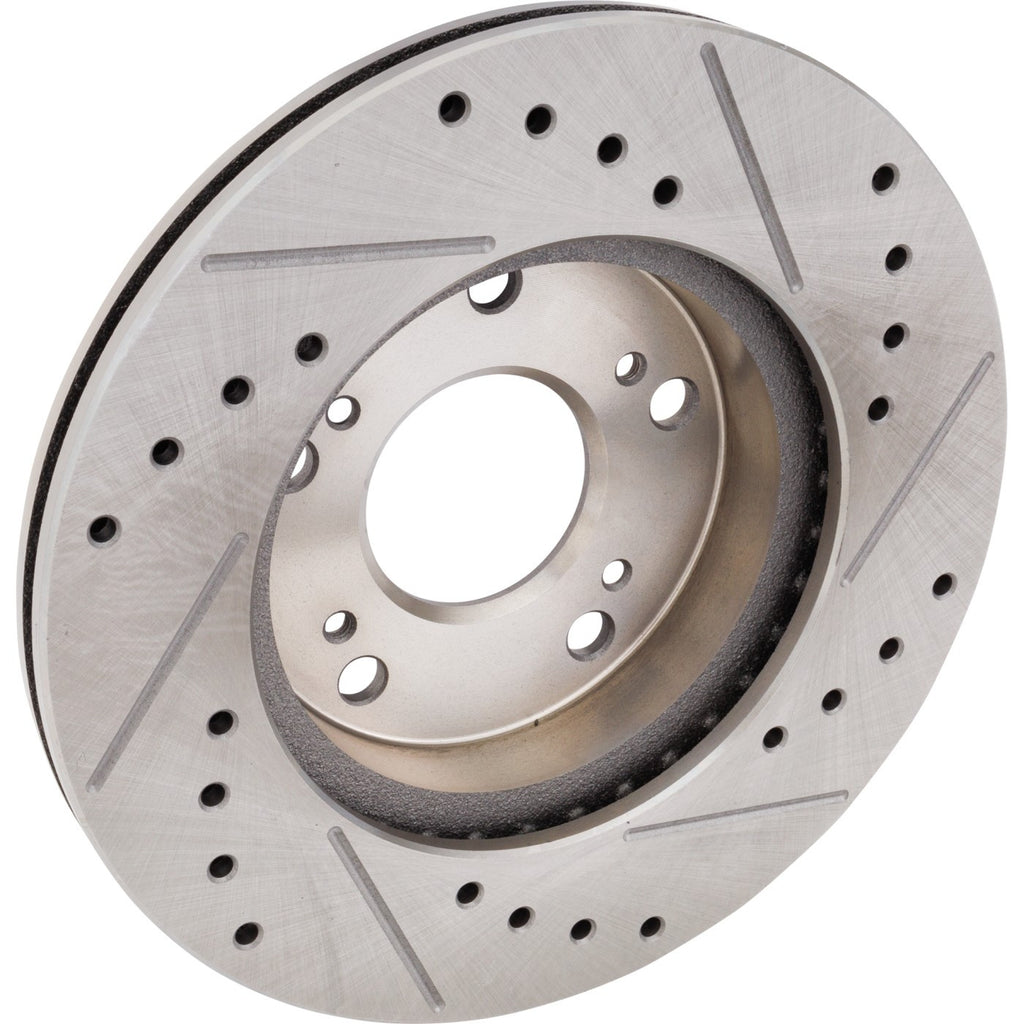 Brake Disc and Pad Kit for Honda CR-Z (2011–2015) Front Cross-Drilled