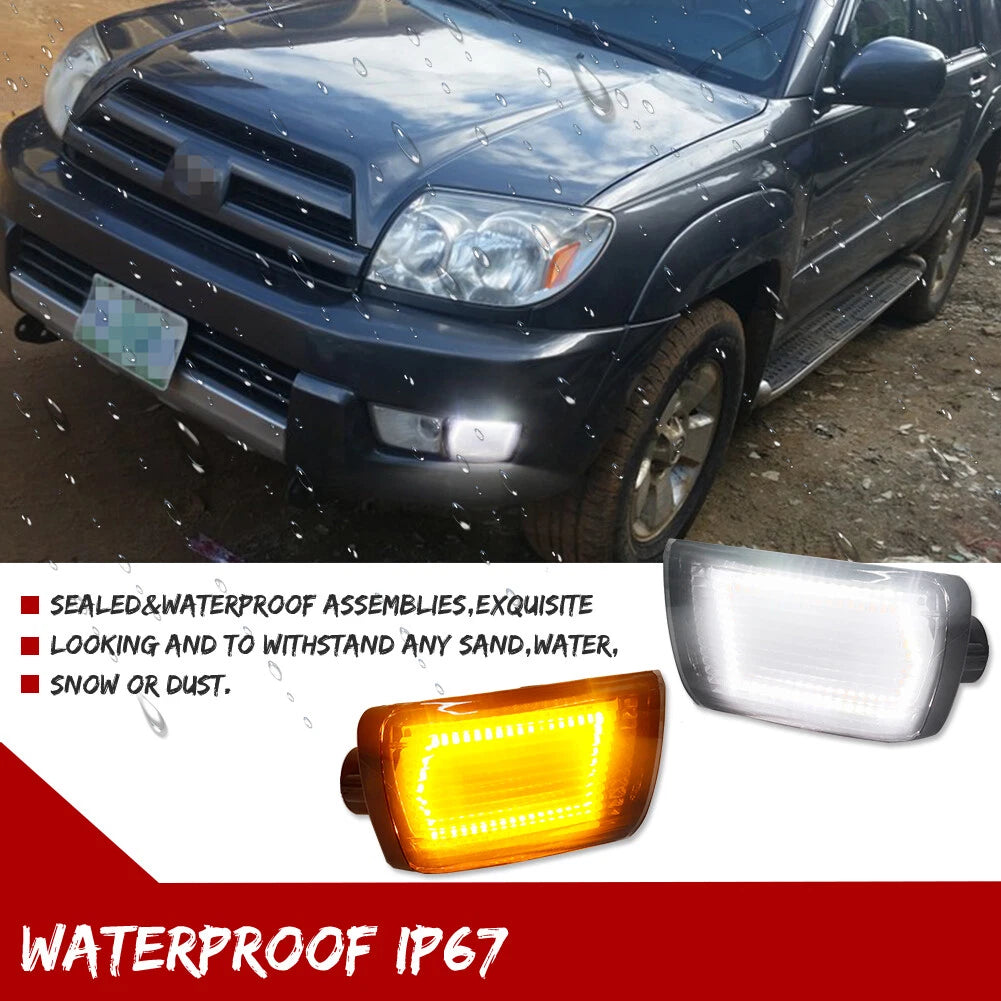 Smoke Switchback LED Front Corner Light for Toyota 4Runner (2003–2005)