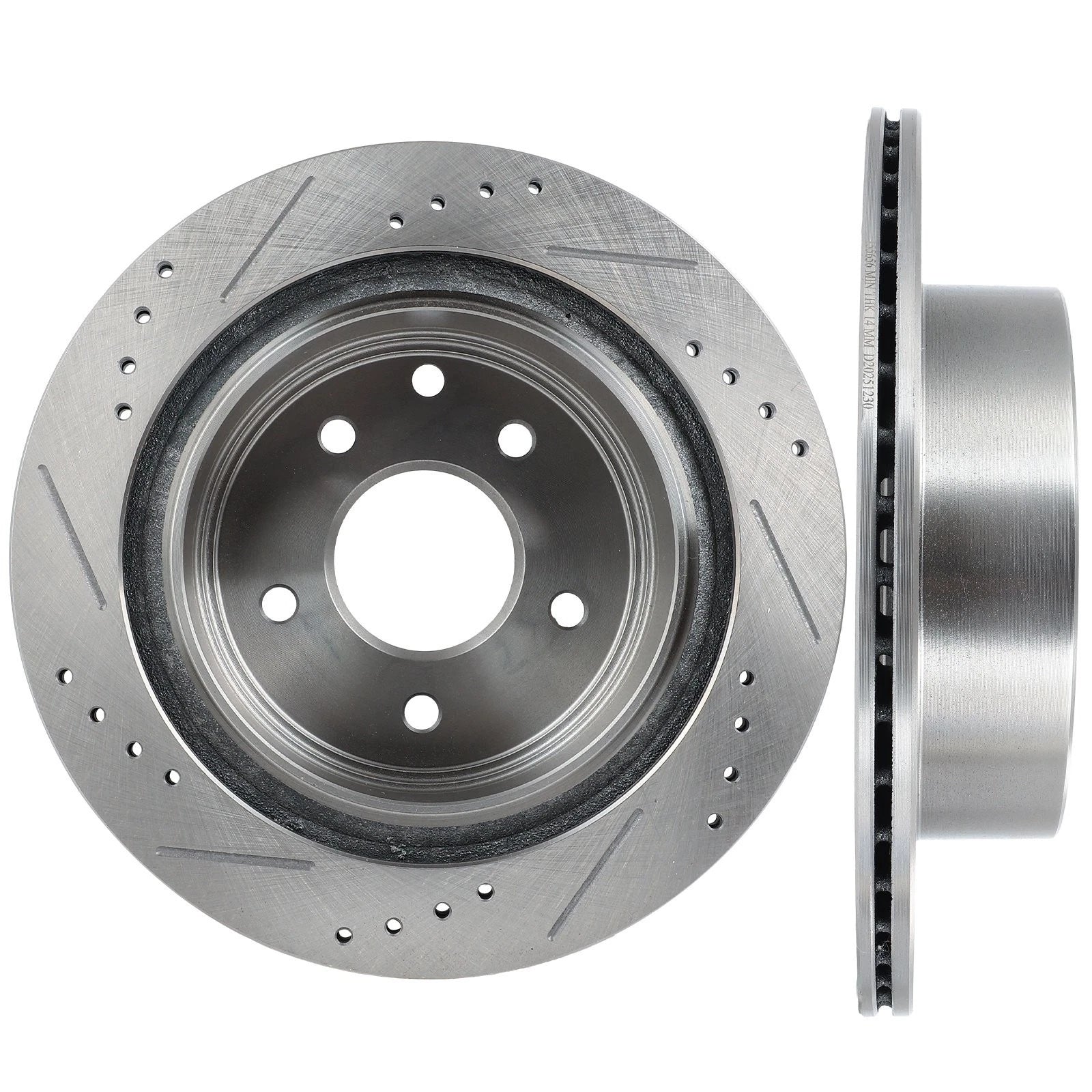 Rear Drilled Brake Rotors for Nissan Rogue Leaf Infiniti G35 (2003–2004)