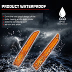 2X Amber Lens Front Bumper Side Marker Lights for Ford Fusion (2010–2012)