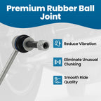Front and Rear Stabilizer Link Kit for Toyota 4Runner FJ Cruiser (2007–2019)