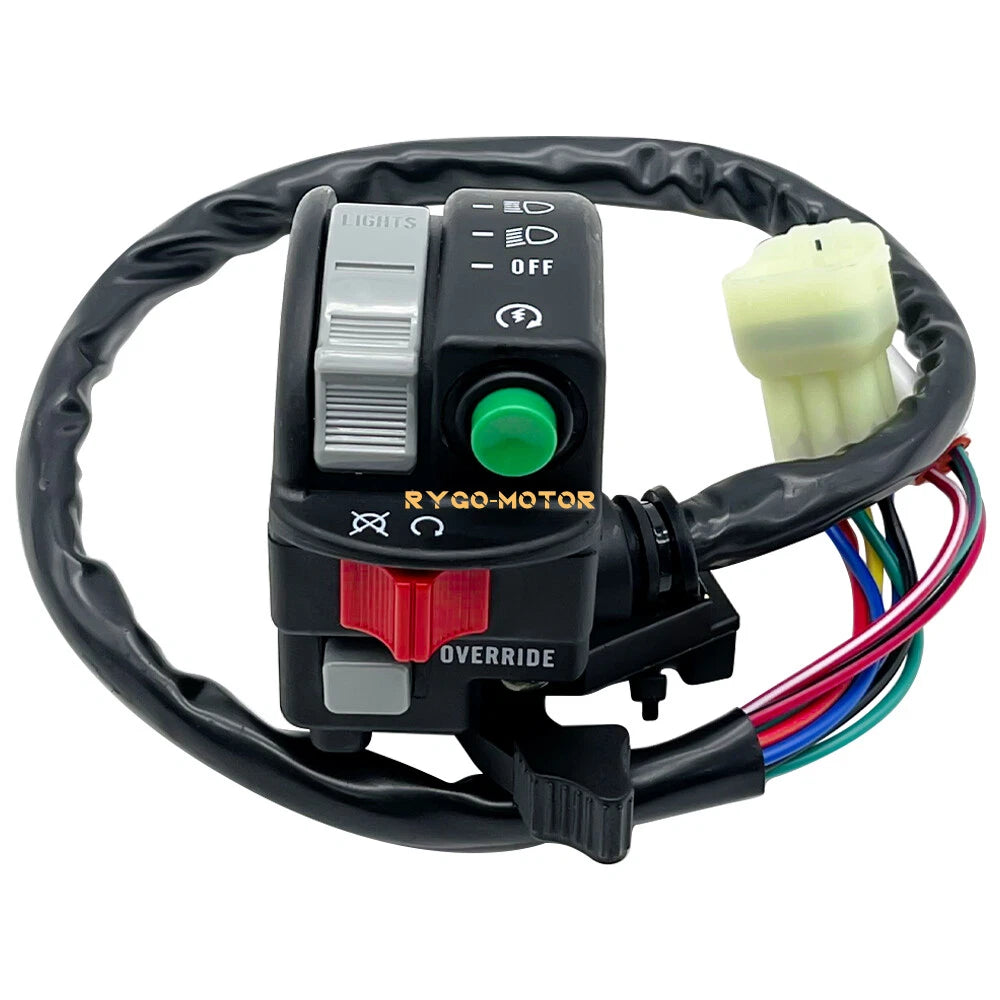 Left Handlebar Switch Start Stop Headlight for Yamaha Grizzly 660 (2005–2008)