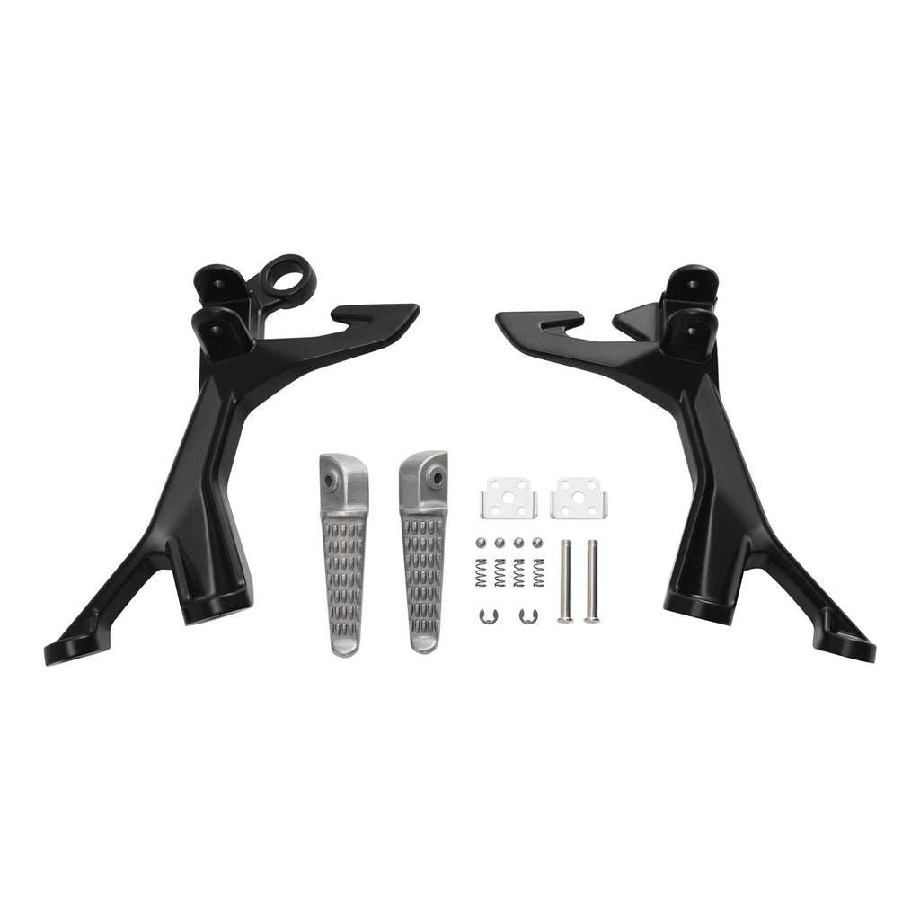 Passenger Footpegs Footrests Bracket for Kawasaki Ninja 400 (2018–2024), Z400 (2019–2024)