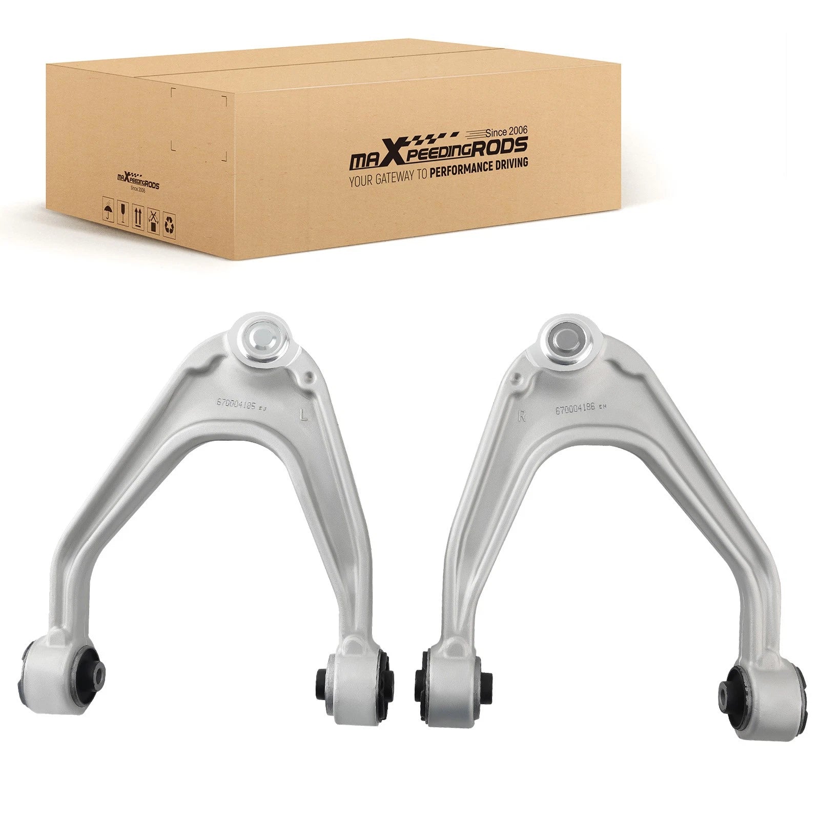 Set of 2 Front Upper Control Arms for Maserati Quattroporte Ghibli (2014–2022)